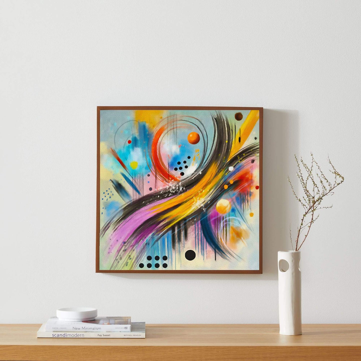 Modern Abstract Wall Art – Colorful Geometric Canvas